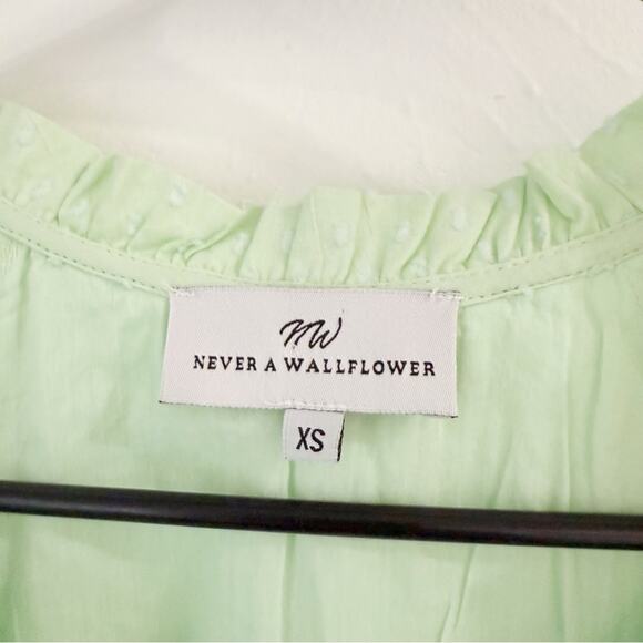 NWOT Never a Wallflower Swiss Dot Dress Sz XS - Picture 3 of 5